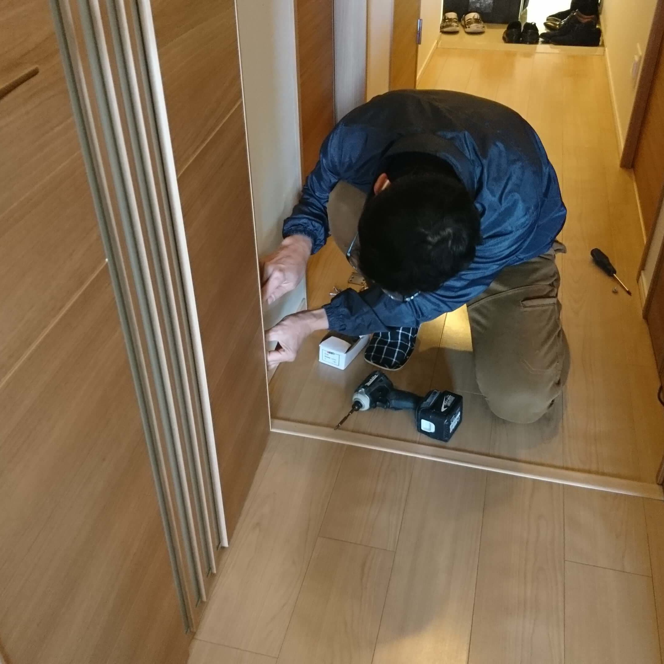 建具の建付け調整 名古屋市中村区 | 建具の建付け調整なら建具修理の窓口名古屋市中村区